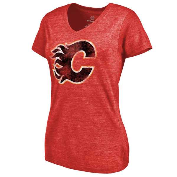 Women's Calgary Flames Distressed Team Primary Logo Tri Blend T-Shirt Red FengYun,We sell and wholesale Women's Calgary Flames Distressed Team Primary Logo Tri Blend T-Shirt Red FengYun on line form chian!